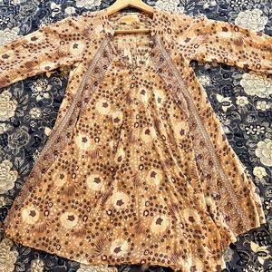 Kids Natalie Martin Fiore Dress Pink Vintage Flowers